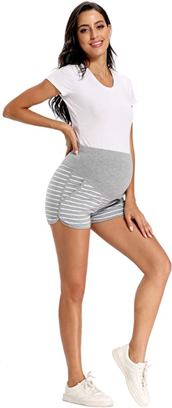 fitglam Maternity Lounge Shorts With Pockets
