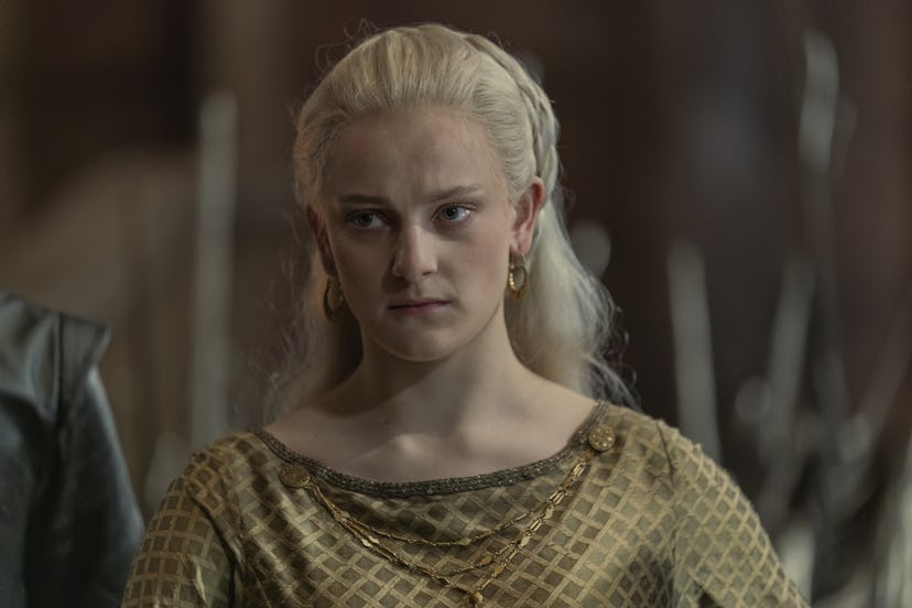 Phia Saban as Helaena Targaryen in TV series House of the Dragon 
