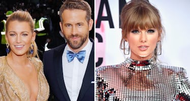 布莱克·莱弗利和瑞安·雷诺兹在大都会艺术博物馆参加时装学院庆典的5月1日…