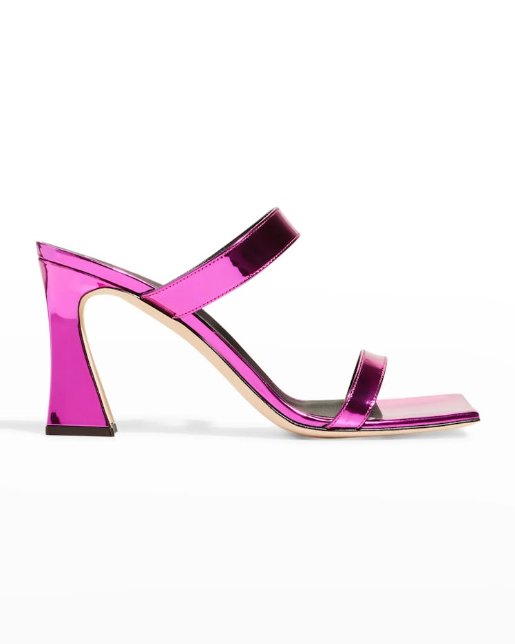 Giuseppe Zanotti metallic pink sandals