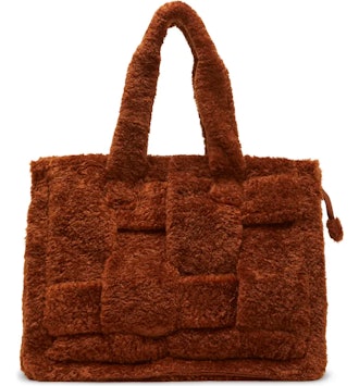 Vince Camuto Orla Faux Shearling Tote