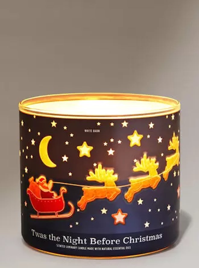 'Twas The Night Before Christmas 3-Wick Candle