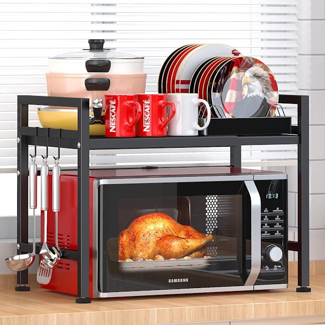 PUSDON Extendable Microwave Oven Rack