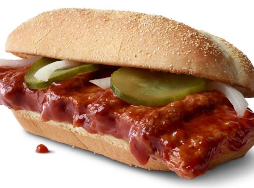 The McRib's 2022 return date means you can get it so soon.