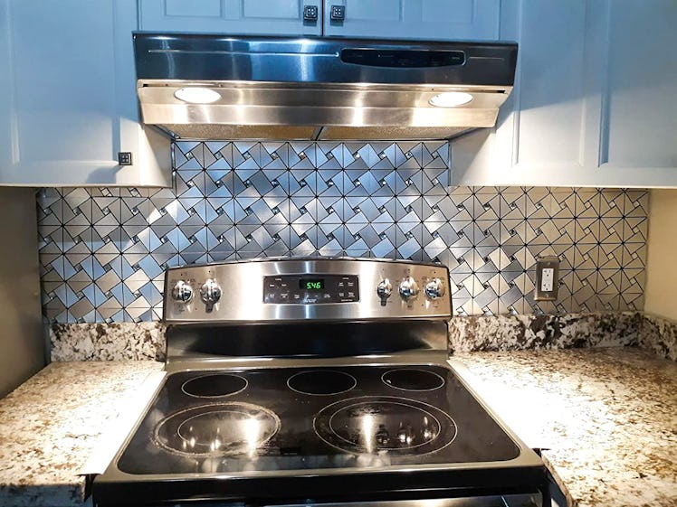 HomeyMosaic Metal Backsplash