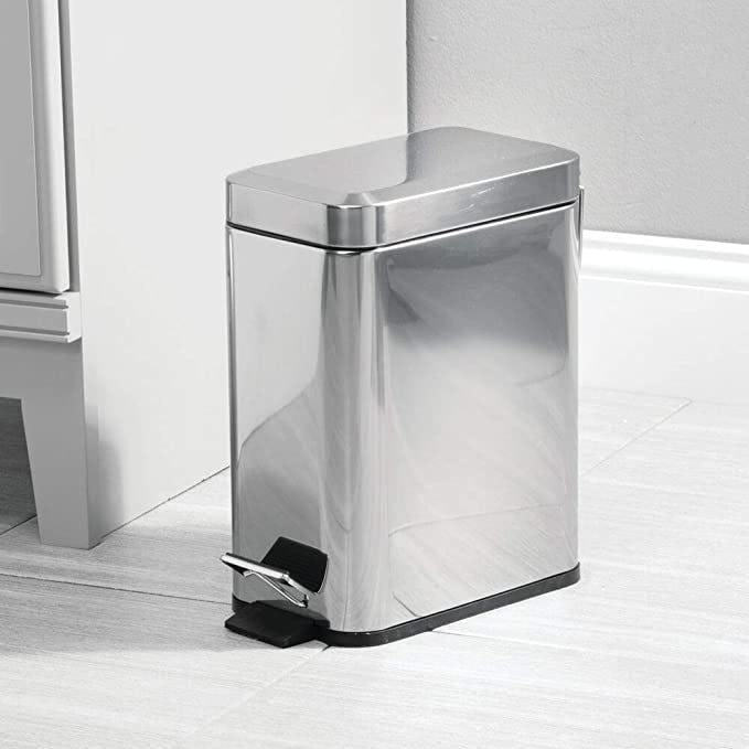 mDesign Compact Garbage Bin