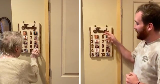 A grandmother is in the news for brutally ranking her ten grandchildren on a custom board.