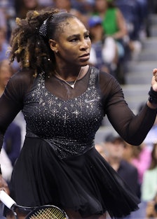 Serena Williams at her "last" game 