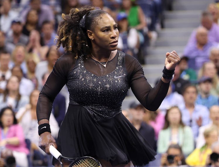 Serena Williams at her "last" game 
