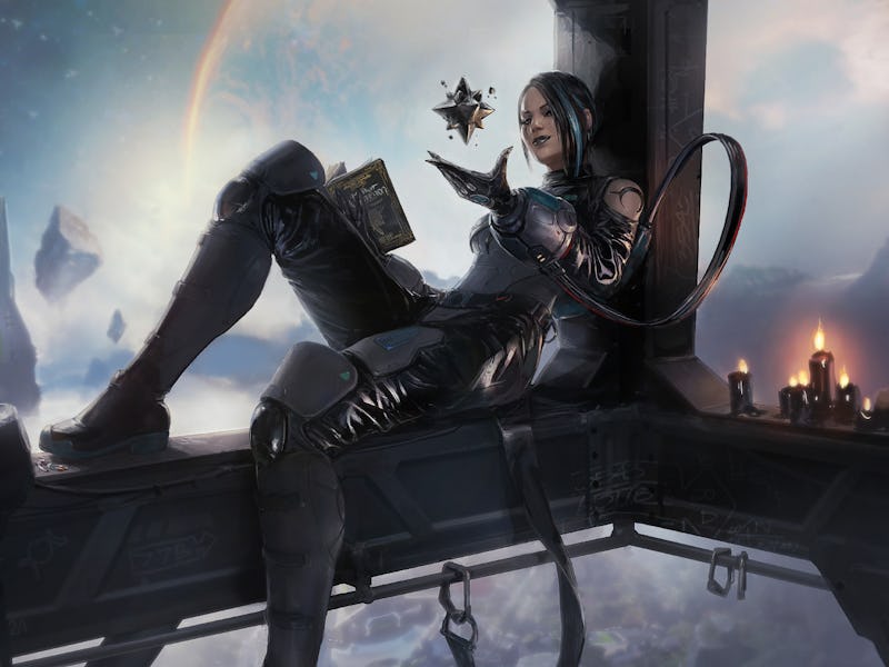 concept art of Apex Legends character Catalyst