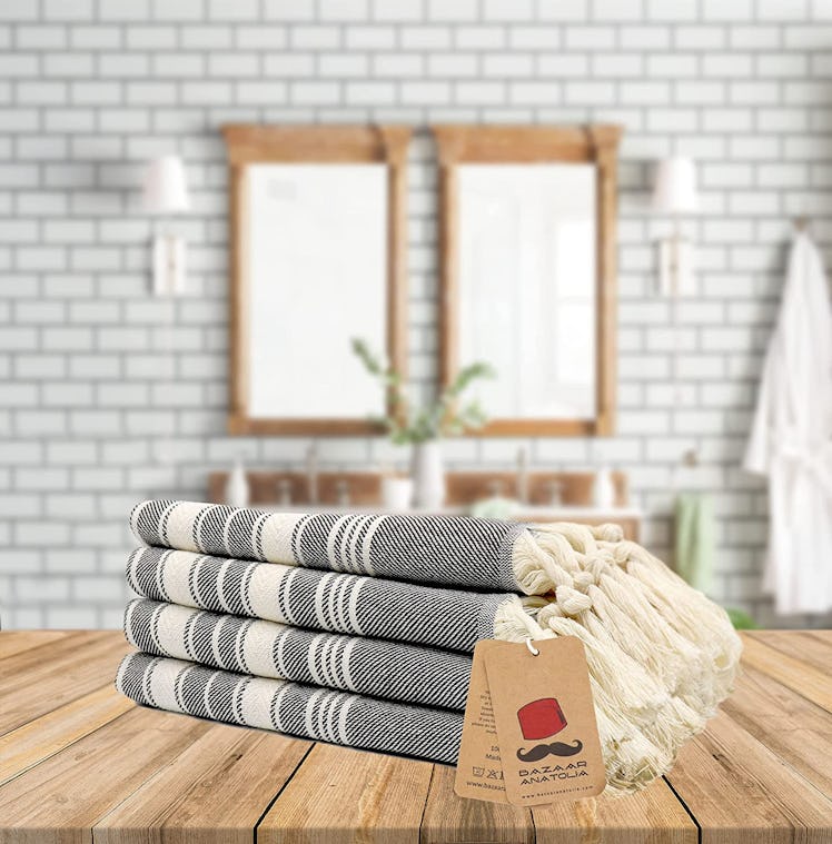 Bazaar Anatolia Turkish Hand Towels (4-Pack)