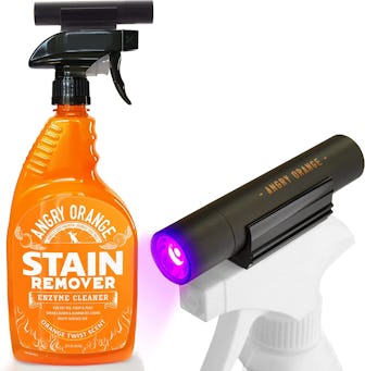 Angry Orange Odor Eliminator & Pet Stain Remover With UV Flashlight