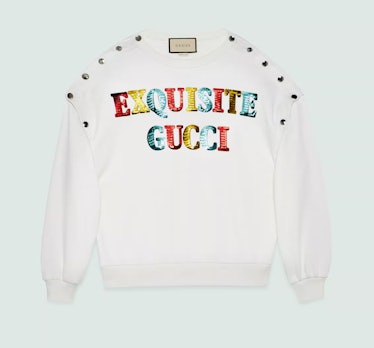 'Exquisite Gucci' Cotton Sweatshirt