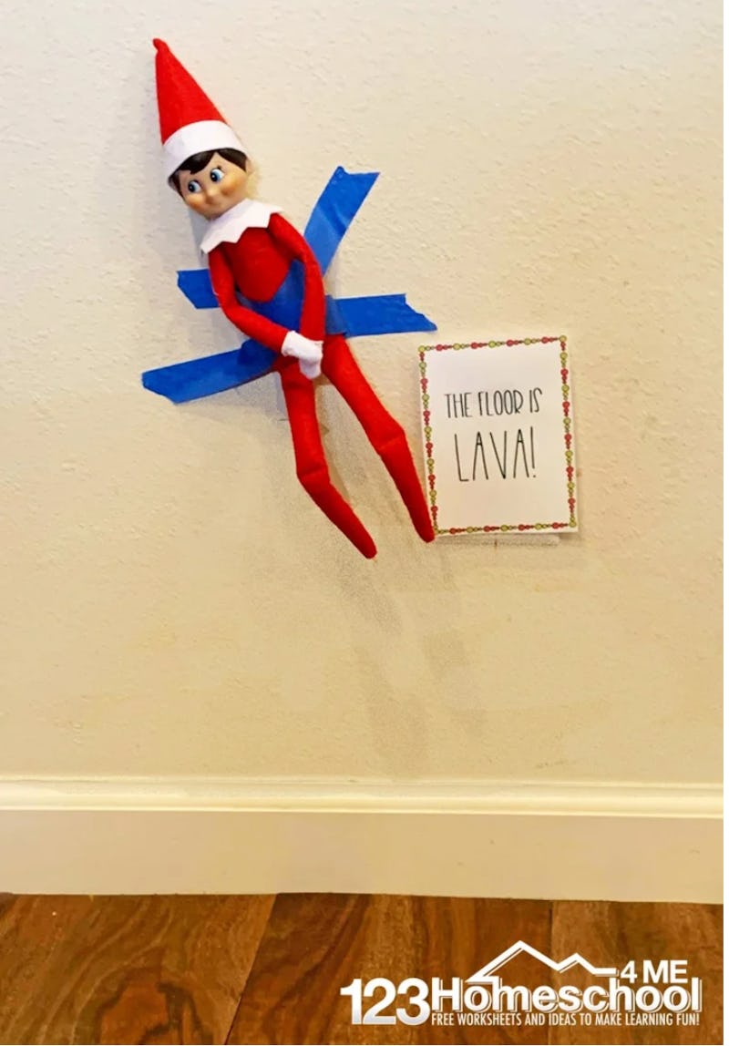 27 Elf On The Shelf Printable Props That'll Make Styling A Breeze