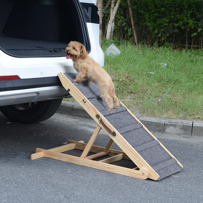 ALALACPY Adjustable Dog Ramp