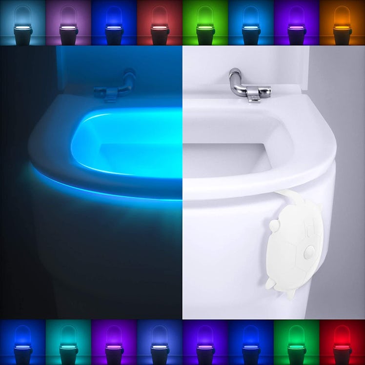 MAZ-TEK Toilet Night Light with Motion Activated Sensor