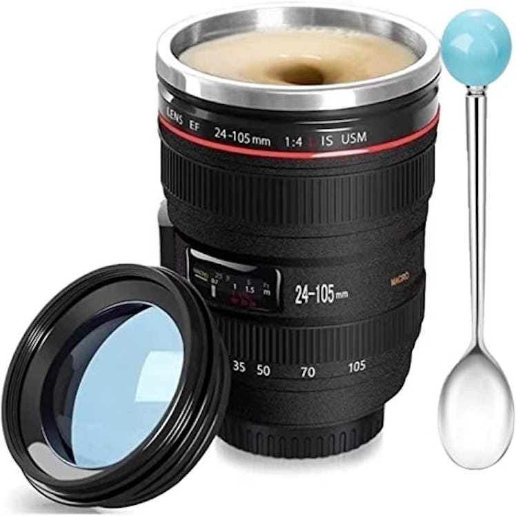 Chasing Y Camera Lens Coffee Mug