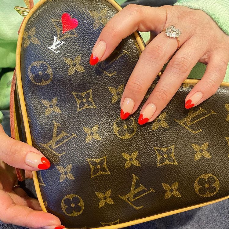 Red French Tip Nails Are The Ultimate Subtly Sexy Manicure Shade