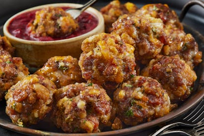 Cherry meatballs