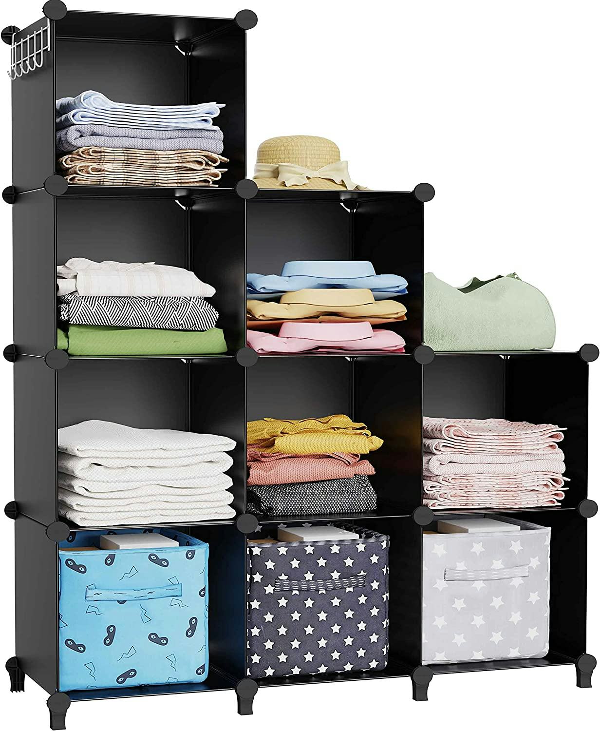 HOMIDEC 9-Cube Closet Organizers and Storage