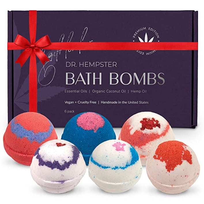 DR. HEMPSTER Organic Bath Bomb Gift Set (6-Pack)