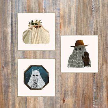 Taylor Swift's "Anti-Hero" music video decor for your home include these ghost prints. 