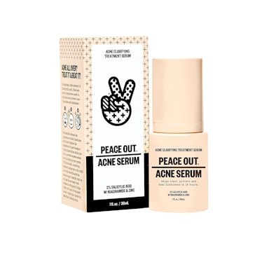 Peace Out Skincare Acne Serum is the best overnight acne treatment.