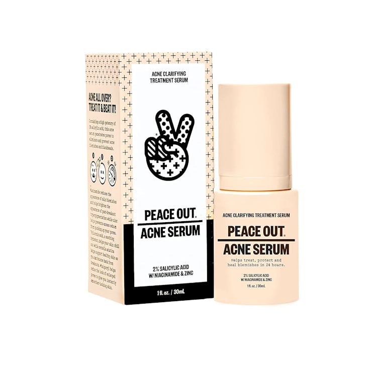 Peace Out Skincare Acne Serum is the best overnight acne treatment.