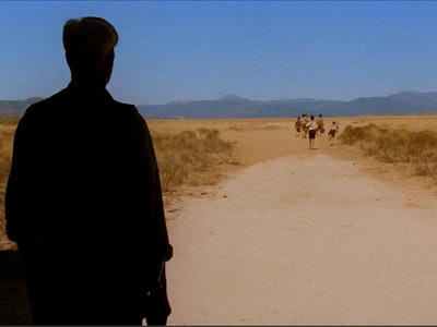 A desert scene from The Devil’s Backbone movie