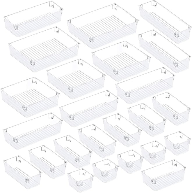 Puroma Desk Drawer Organizer Set (24-Pieces)