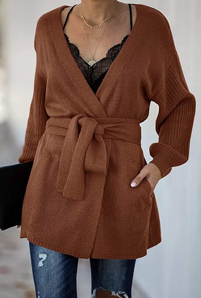 Auburet Oversized Wrap Cardigan