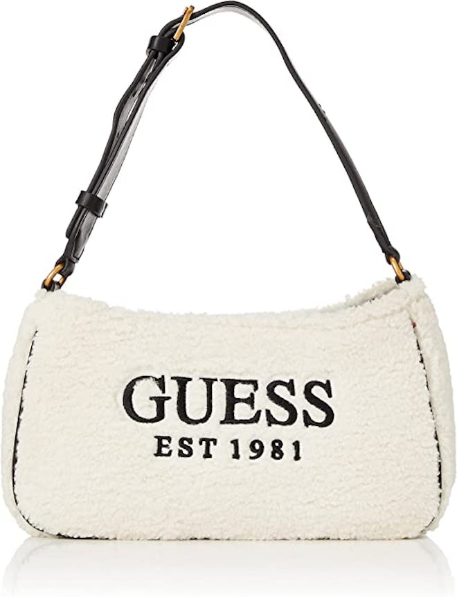 Guess Shearling Shoulder Bag