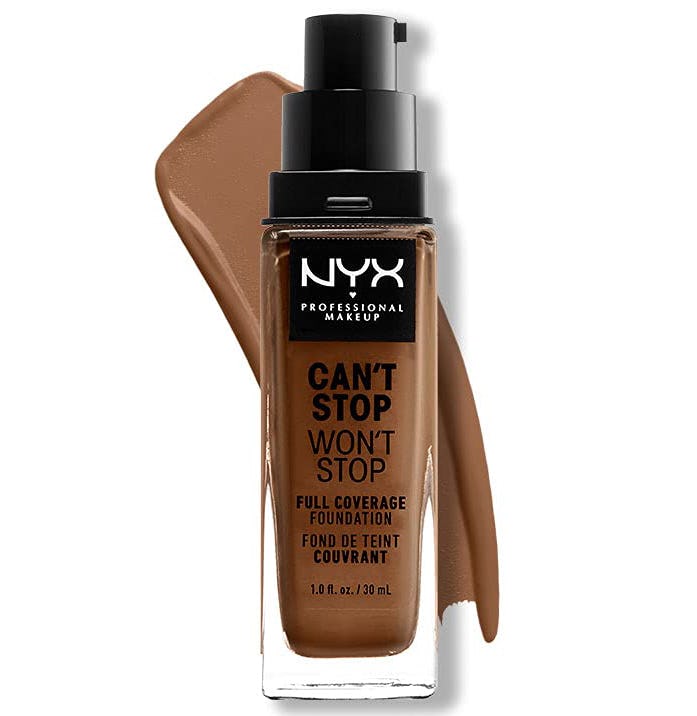 nyx cant stop wont stop foundation is the best liquid matte vegan foundation under 20 dollars