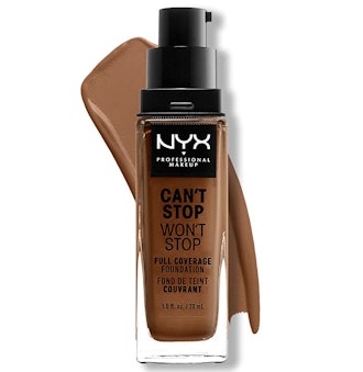 nyx cant stop wont stop foundation is the best liquid matte vegan foundation under 20 dollars