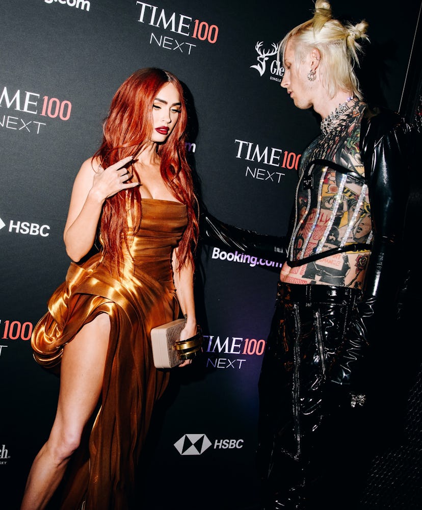 Megan Fox and Machine Gun Kelly at the 2022 TIME100 Next event held at SECOND on October 25, 2022