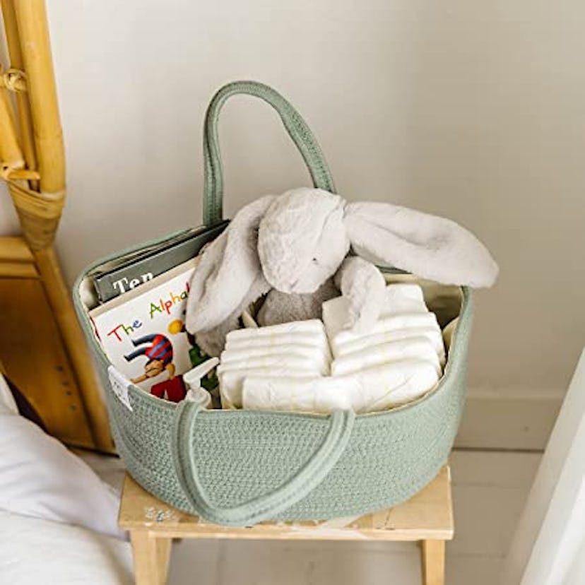 Natemia Rope Diaper Caddy Organizer