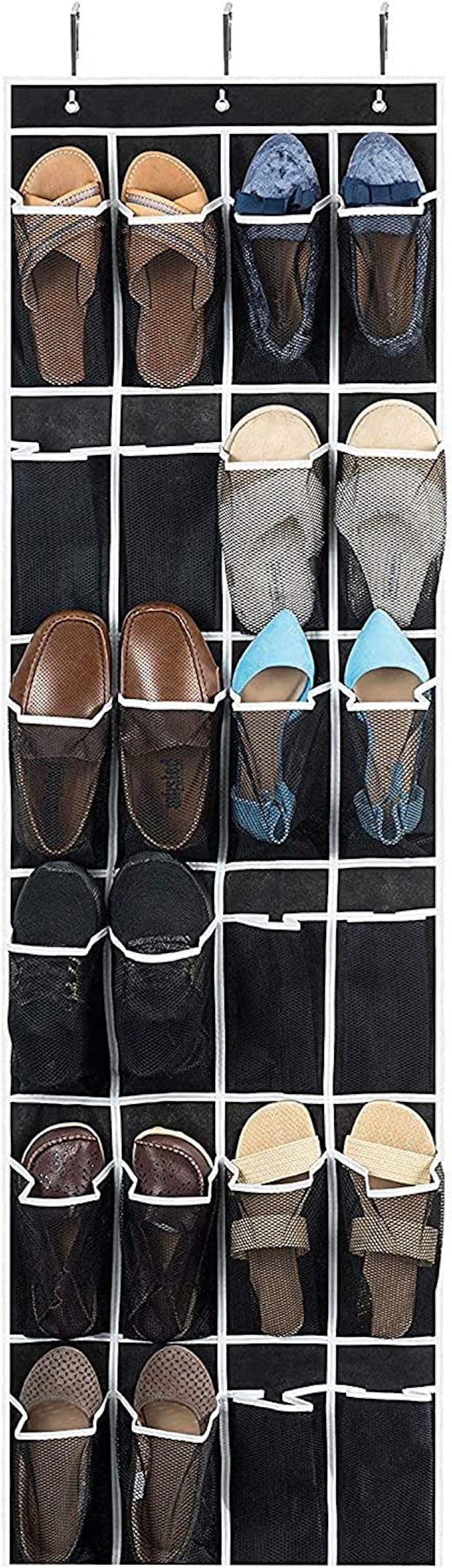 ZOBER Over-The-Door Shoe Organizer