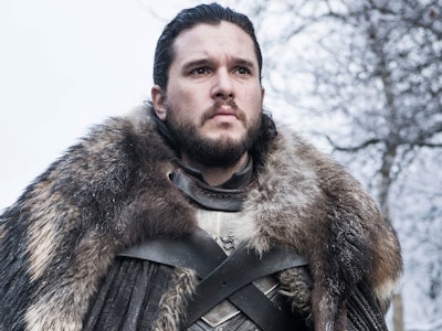 Kit Harington as Jon Snow in Game of Thrones Season 8