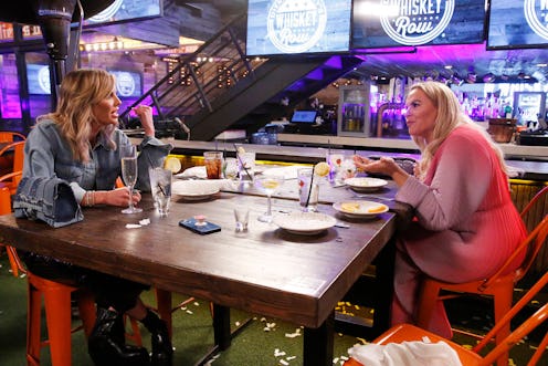 RHOSLC’s Heather & Whitney discussing something over lunch and cocktails. 