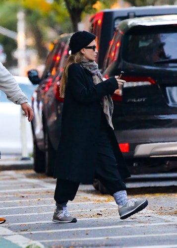 Mary-Kate Olsen Wearing Louis Vuitton Sneakers
