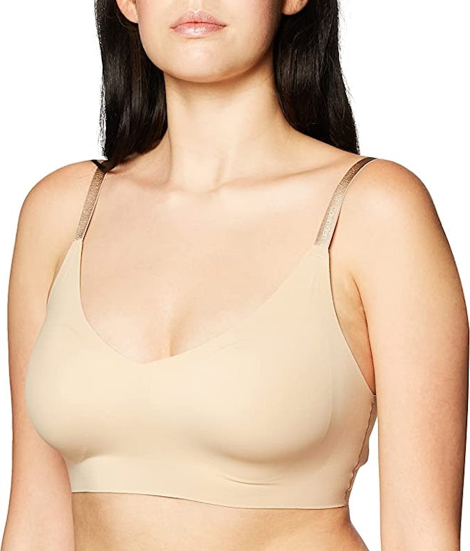 Calvin Klein Invisibles Lightly Lined Seamless Triangle Bralette Bra