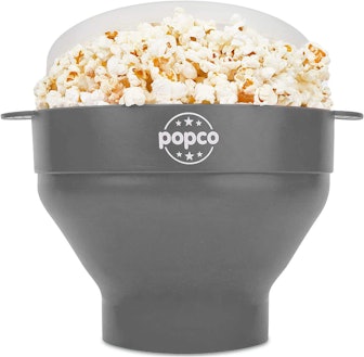 The Original Popco Silicone Microwave Popcorn Popper