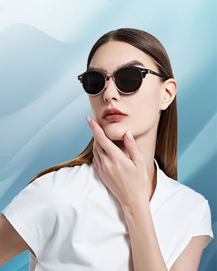 Joopin Polarized Semi Rimless Sunglasses