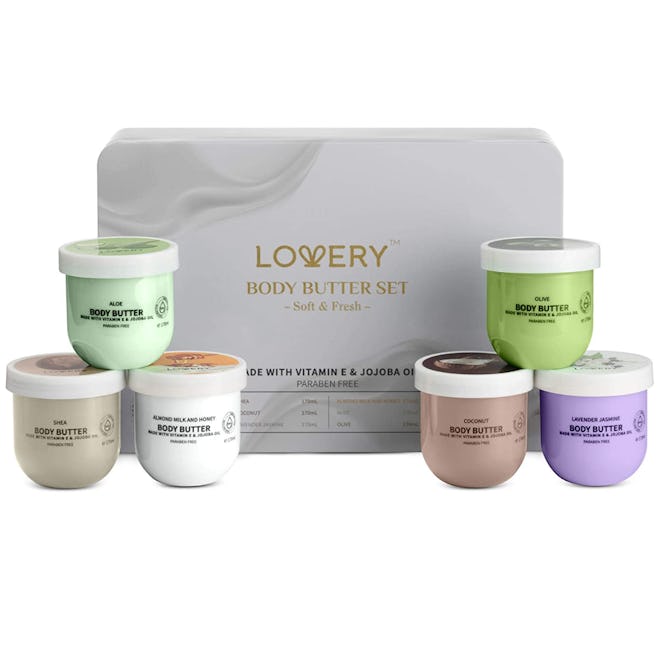 LOVERY Whipped Body Butter Scented Body Lotion Set (6-Pack)