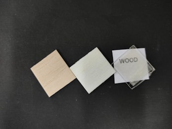 An image of the transparent wood.