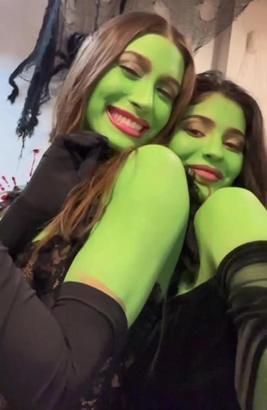Hailey Bieber and Kylie Jenner as Witches for Halloween 2022