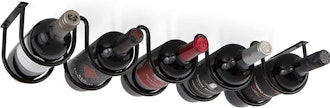 With a design that can be installed on a wall or under a cabinet, the Wallniture Dijon Wine Rack is ...