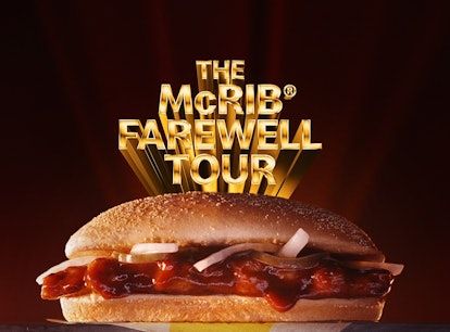 The McRib Farewell Tour poster
