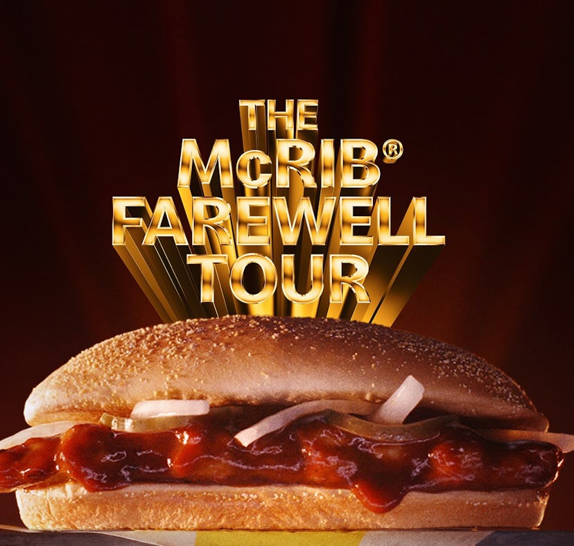 The McRib Farewell Tour poster