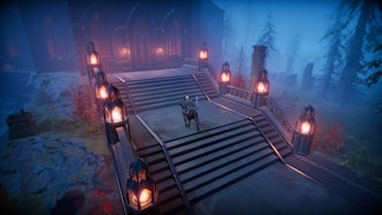 screenshot from V Rising survival game